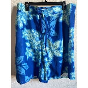 USSF Surf Men Swim Trunk Shorts Stitchless Floral Hawaiian 38 United Federation
